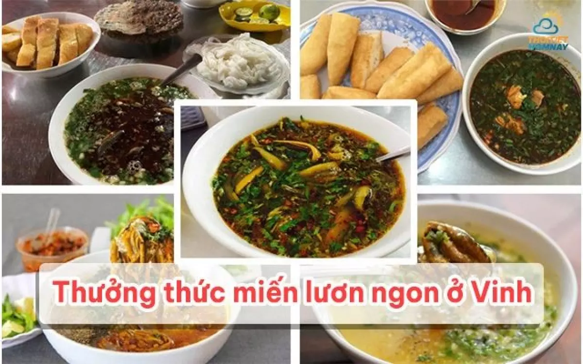 Thưởng thức miến lươn ngon ở Vinh