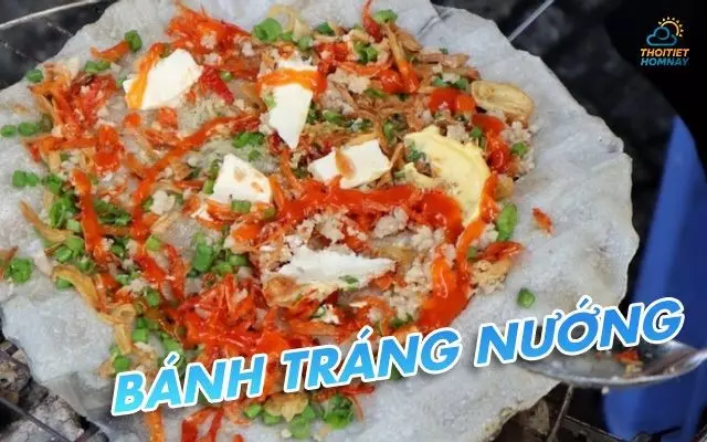 Bánh tráng nướng ở Vinh