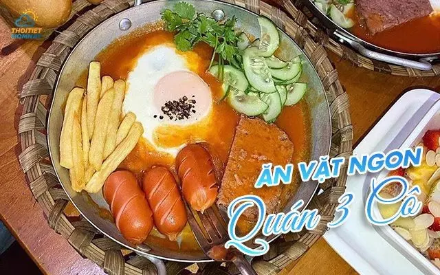 Ăn vặt ngon ở Quán 3 Cô