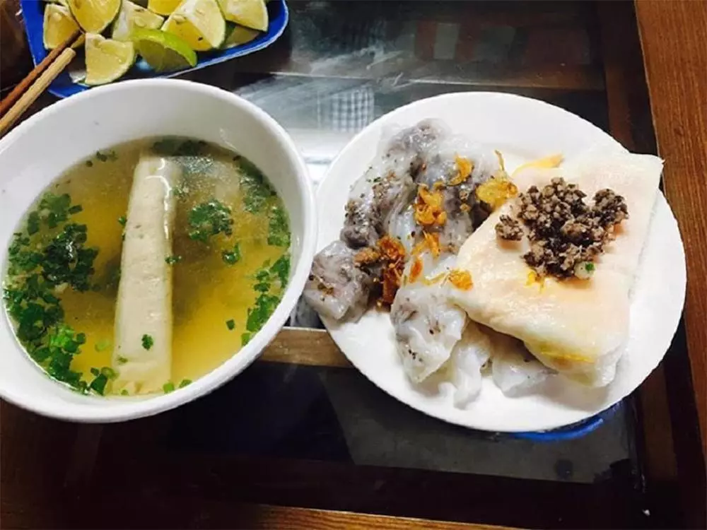 Bánh cuốn trứng Hà Giang