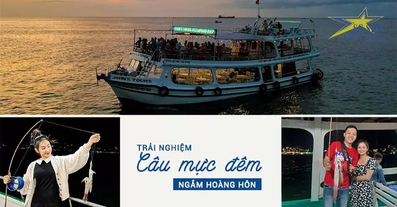 Câu Mực Đêm - Tour Phú Quốc 3 Ngày 3 Đêm