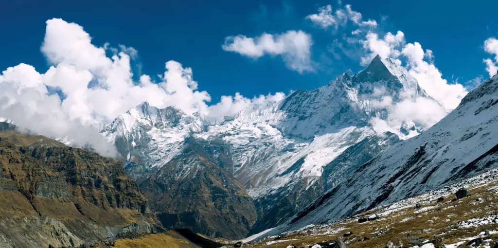 View nhìn từ Everest Base Camp