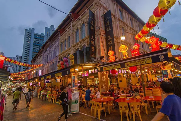 chinatown tại sing mang đậm nét văn hóa Trung Hoa