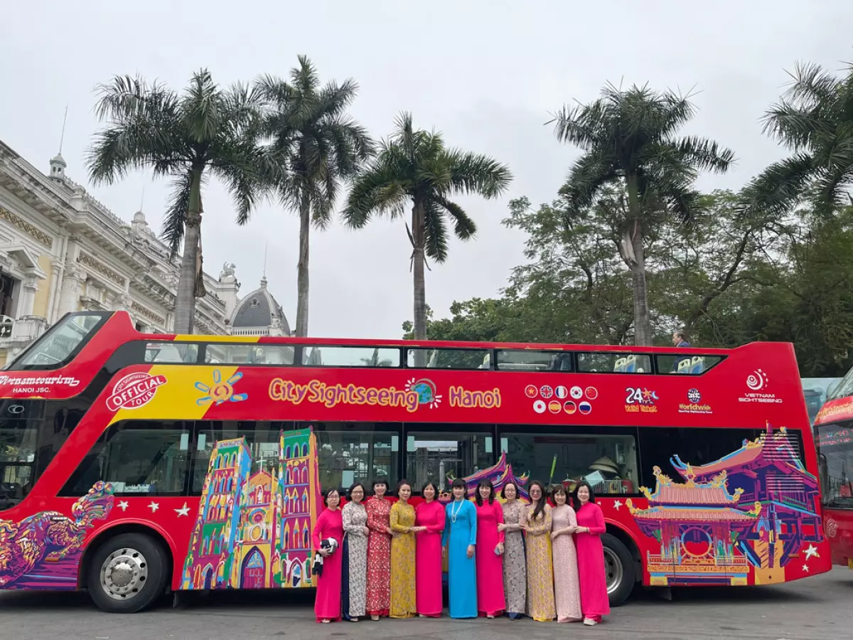 xe bus 2 tầng hà nội