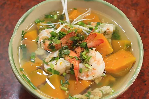 canh bí đỏ các món canh ngon cho bé