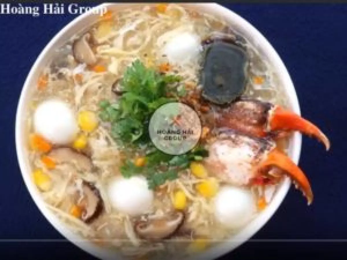 Soup cua - khai vi thuc don dai tiec tai nha