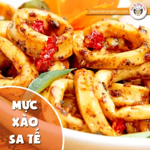 Mực xào chua