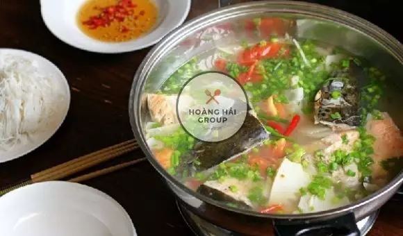 Các món ngon từ cá - Canh chua cá hồi