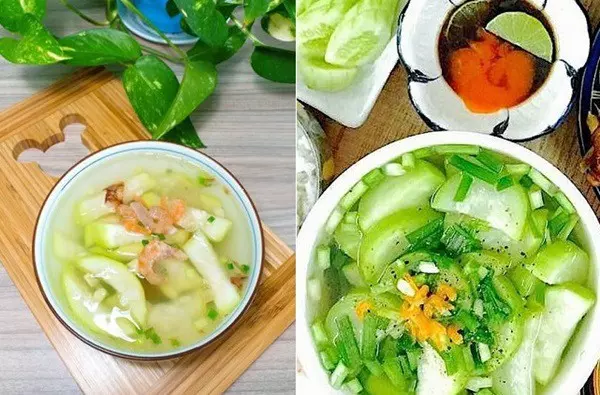 2 cách làm canh bầu nấu tôm ngon, ngọt nước dễ nấu - 4