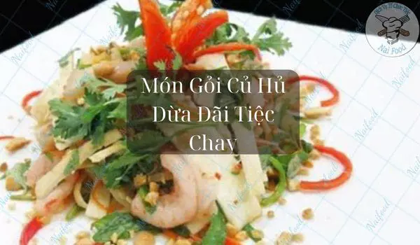 Gỏi củ hủ dừa chay