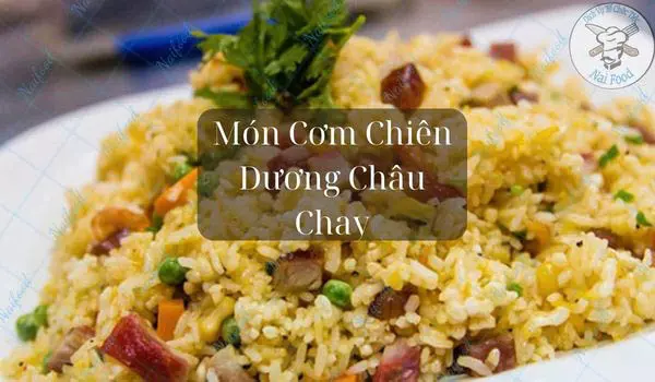 Cơm chiên dương châu chay