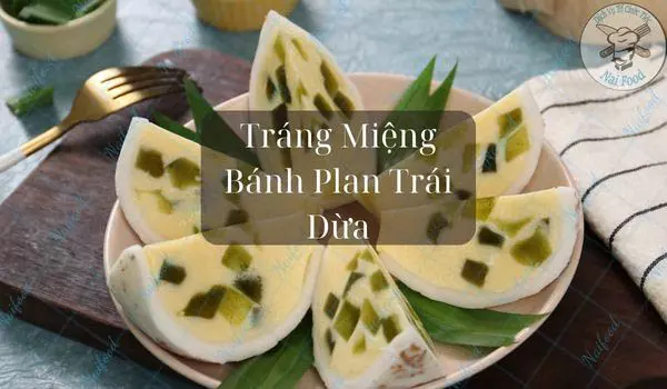 Bánh plan trái dừa chay