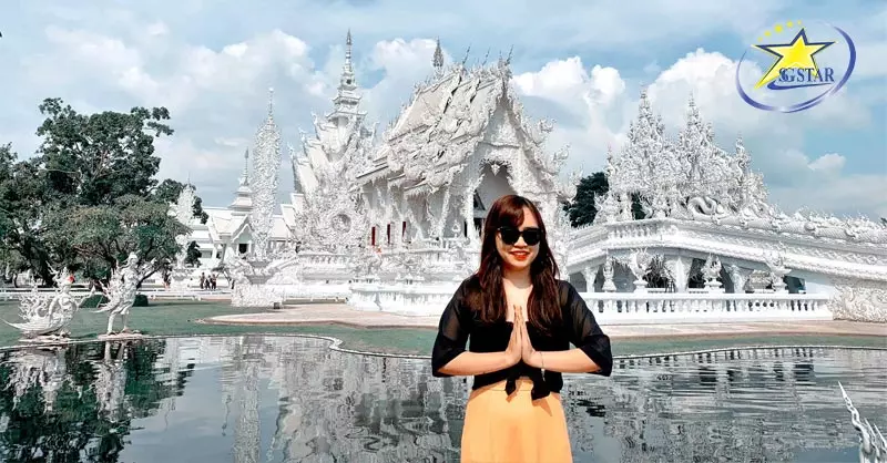 Chùa Trắng - Wat Rong Khun- Kiệt tác nổi tiếng tại du lịch Thái Lan