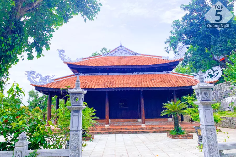 Một góc chùa Khánh Vân ngày nay sau khi được tu sửa