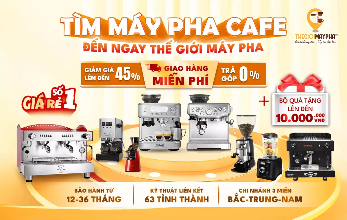 Máy pha cà phê giá rẻ giá chỉ từ 3.990.000