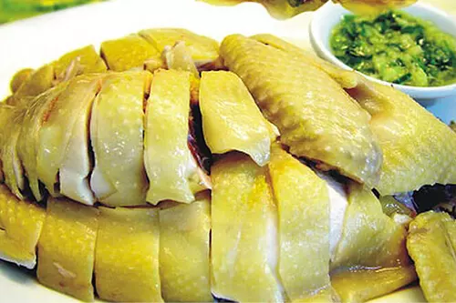 món nhậu gà luộc