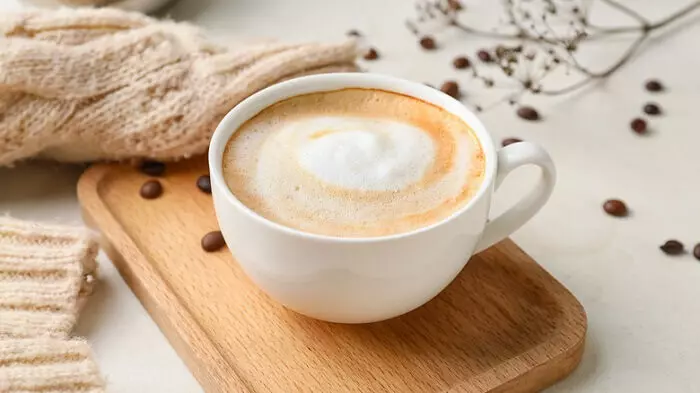 Capuchino có hương vị ngọt thơm, béo của sữa, ít vị đắng