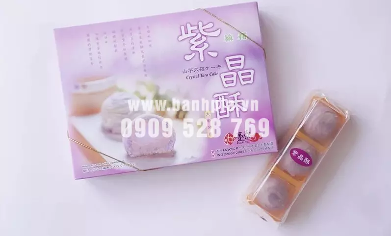 Bánh mochi nhân khoai môn của Đài Loan