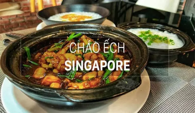 Cháo ếch Singapore cho bé