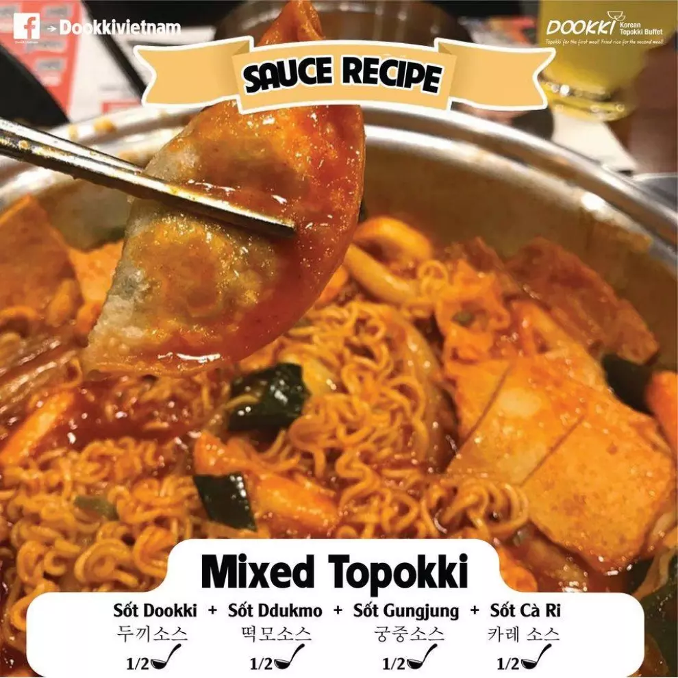 6+ công thức pha sốt Dookki cho nhóm đam mê ẩm thực lẩu Tok - Mytour