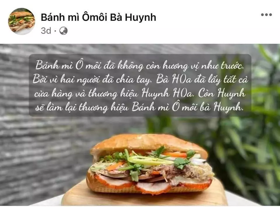 Bánh mì bà Huynh