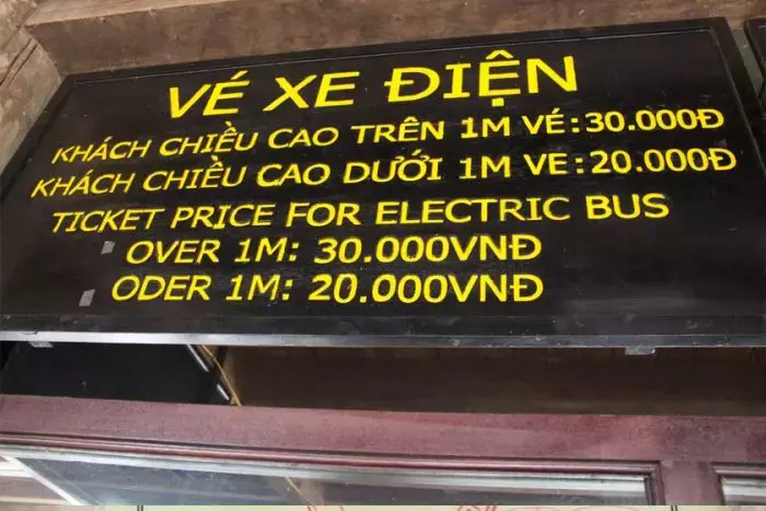 Vé tham quan chùa Bái Đính