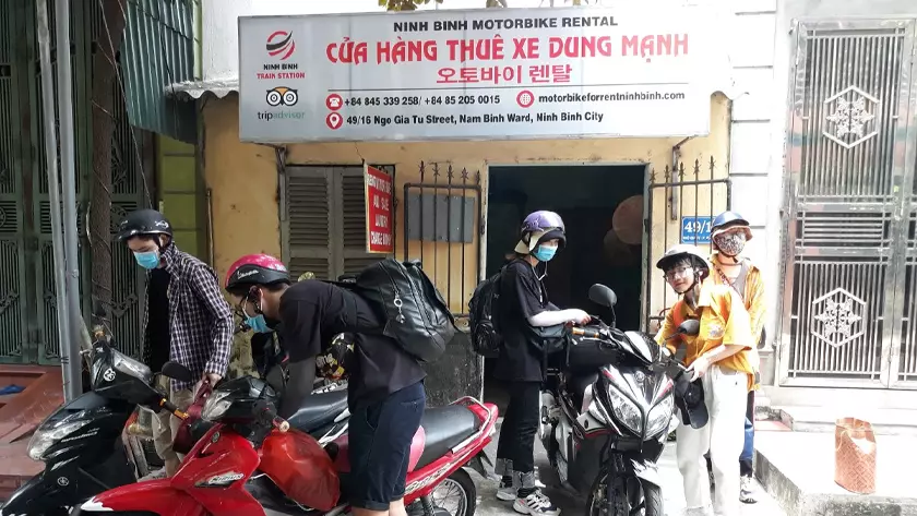Thuê xe máy tại Ninh Bình
