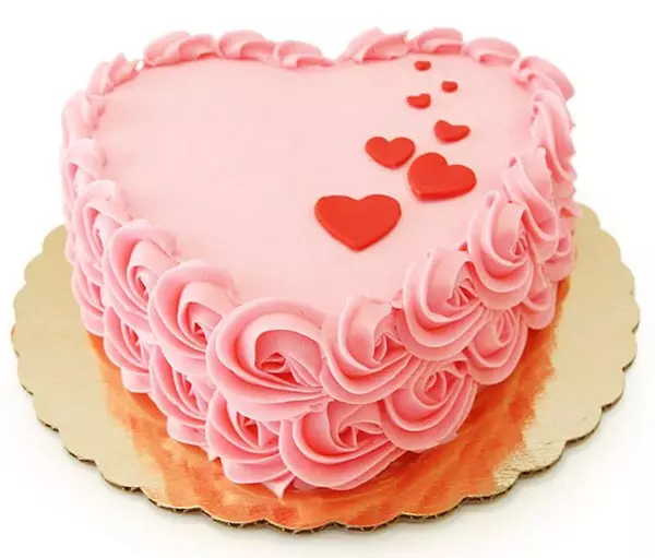 Mẫu bánh sinh nhật hình trái tim đẹp (1)