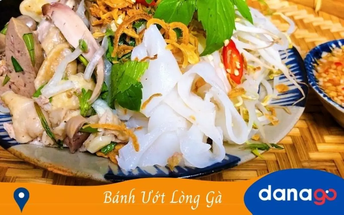 Bánh ướt lòng gà