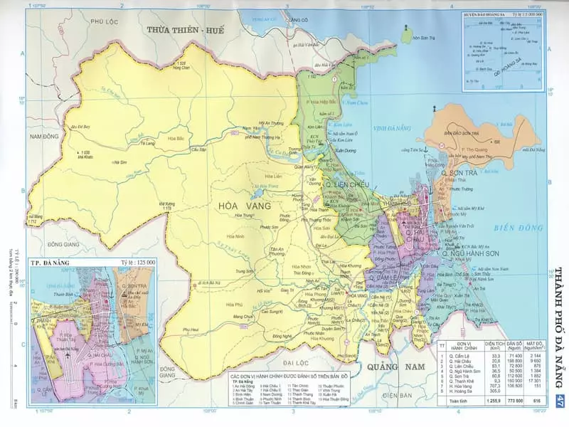 Các quận của Đà Nẵng