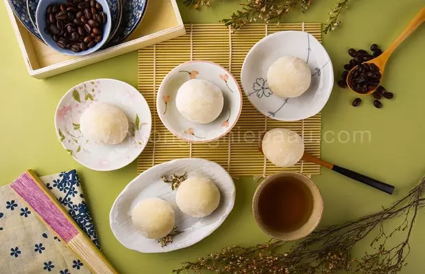 mochi nhân kem mát lạnh