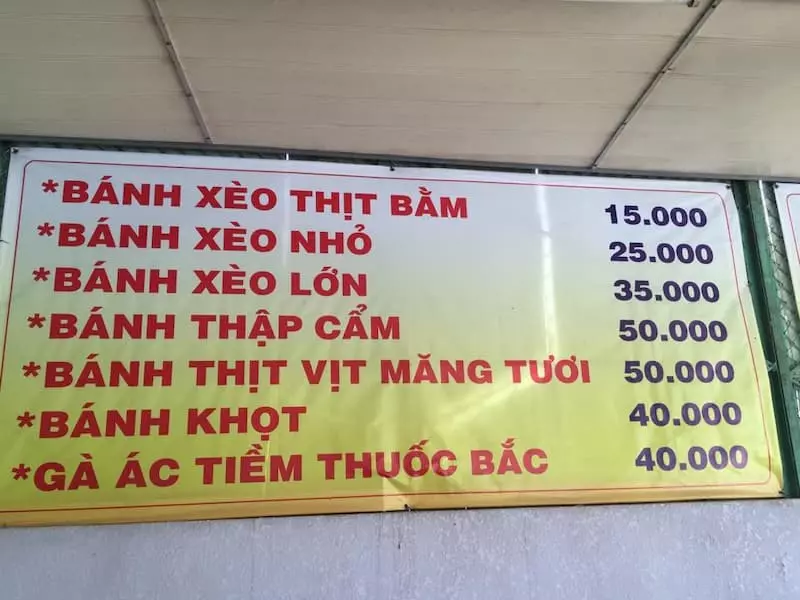 Bánh xèo Kim Thủy - Quán ăn ngon tại Long An