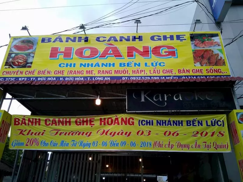 Bánh canh ghẹ Hoàng