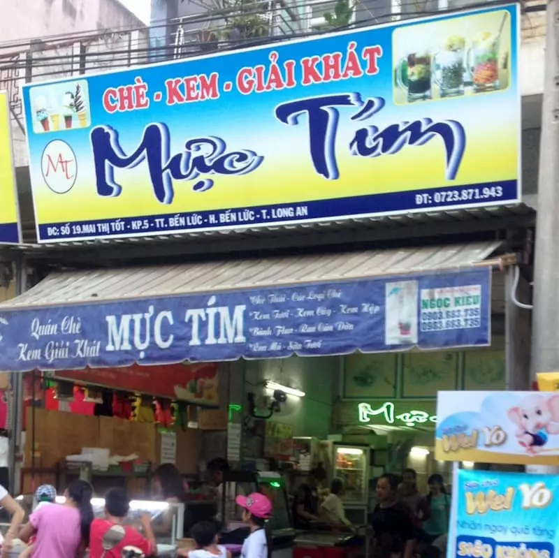 Kem & Chè Mực Tím