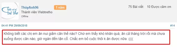 ăn nui giảm cân