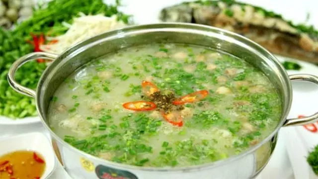 Tổng hợp đặc sản Cà Mau: Cháo cá kèo rau đắng Cà Mau - Vietflavour