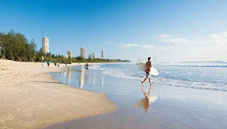 Xua tan nắng hè với bãi biển tại Úc