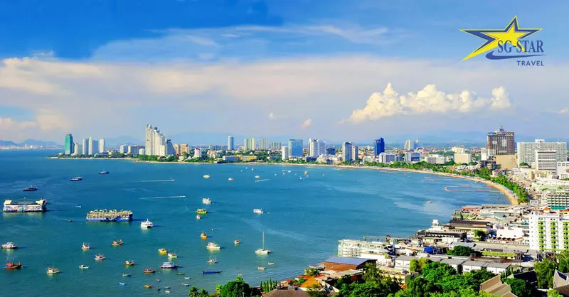 Bãi biển Pattaya Thái Lan đẹp say mê lòng người