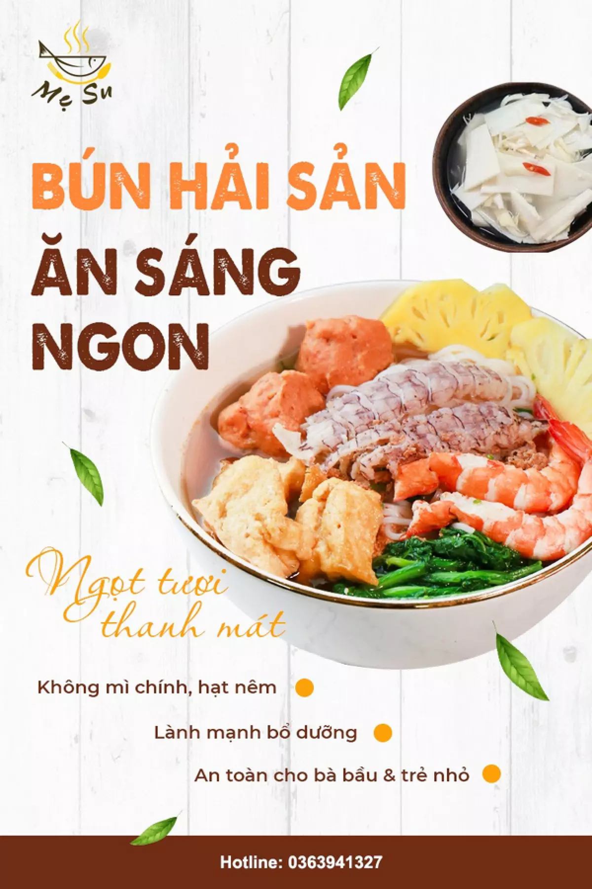 4. Bún Hải Sản - Đường 800A