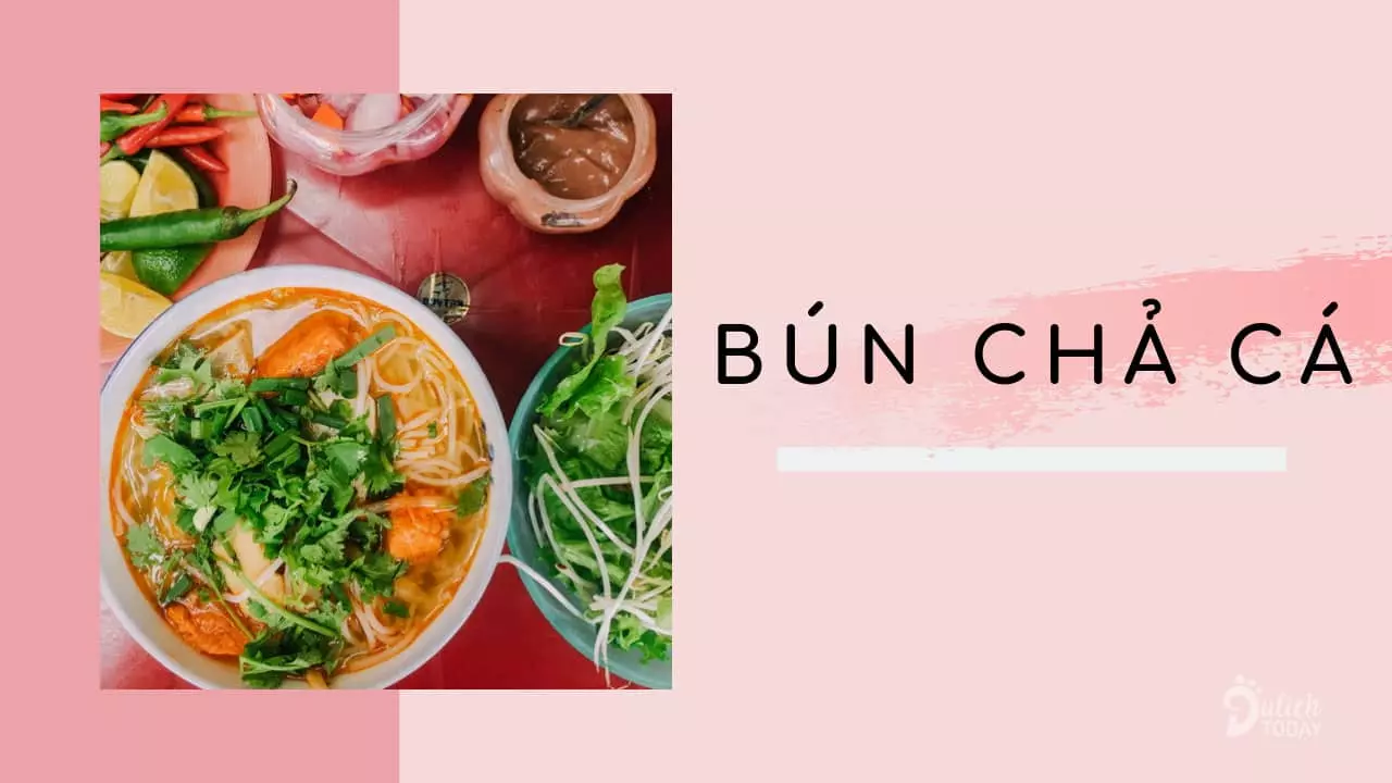 Bún chả cá - món ăn sáng Đà Nẵng ngon khó cưỡng