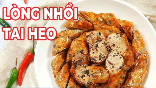 lòng nhồi tai heo