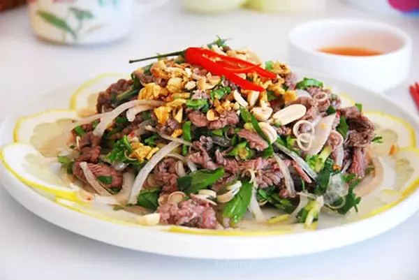 Gỏi bò bóp thấu