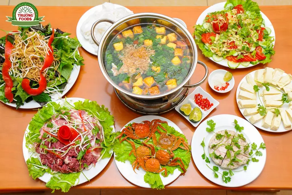 Lẩu riêu cua bắp bò