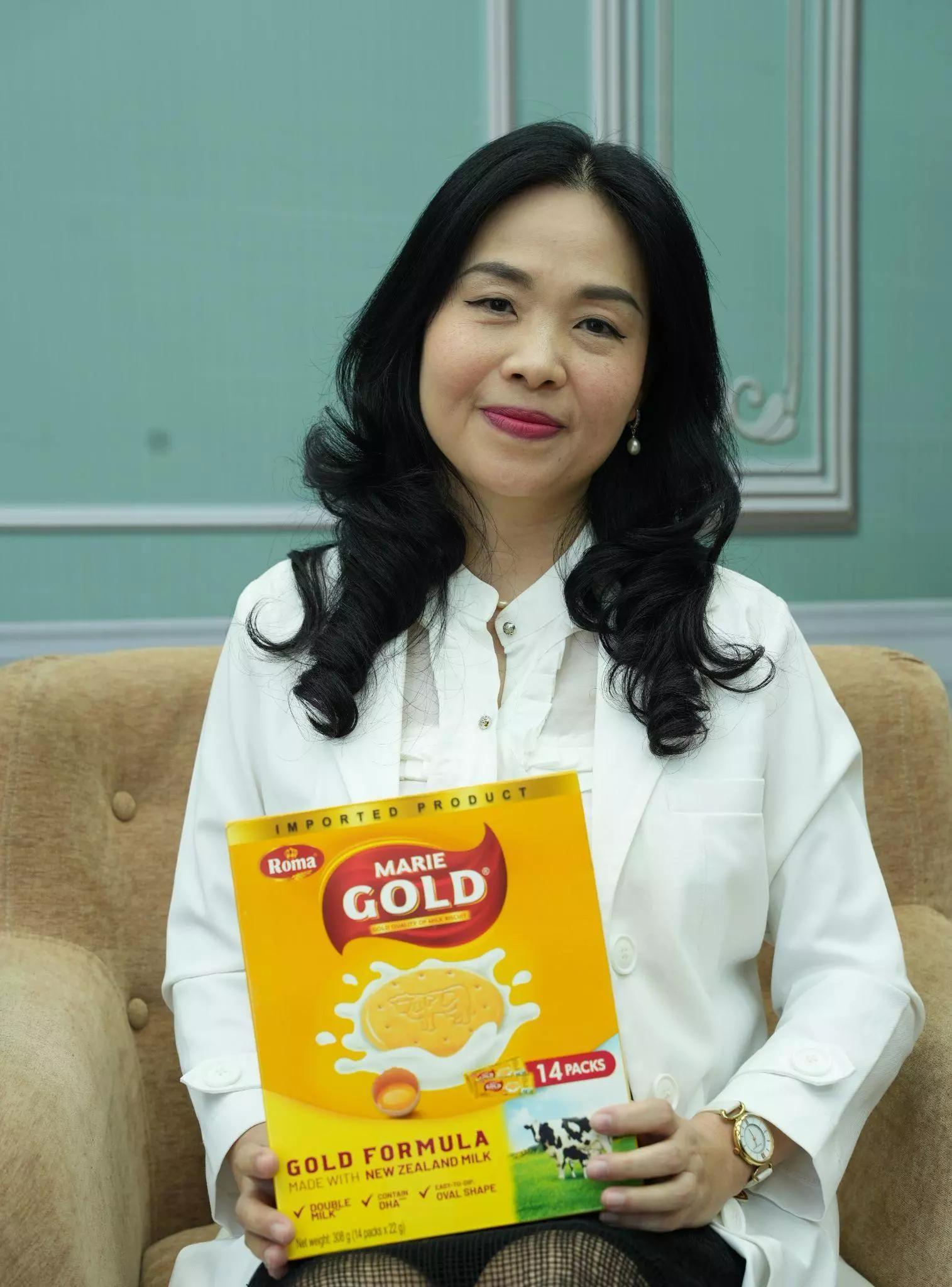 Bánh quy sữa Marie Gold là sự lựa chọn được Bác sĩ Phan Bích Nga khuyên dùng