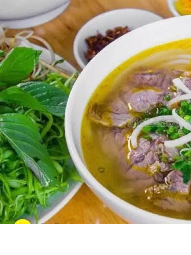   Top 10 quán bún bò ngon nhất tại Quận Tân Phú